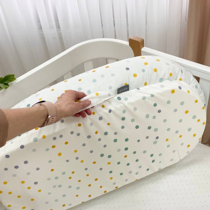 Protectie somn – Baby Nest patut bebe Ursulet verde menta (5)